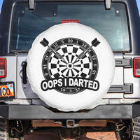 Funny Oops I Darted Spare Tire Cover Sarcastic Dartist Darts Lover Gift - Wonder Print Shop