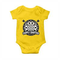 Funny Oops I Darted Baby Onesie Sarcastic Dartist Darts Lover Gift - Wonder Print Shop
