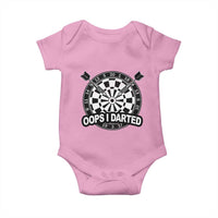 Funny Oops I Darted Baby Onesie Sarcastic Dartist Darts Lover Gift - Wonder Print Shop