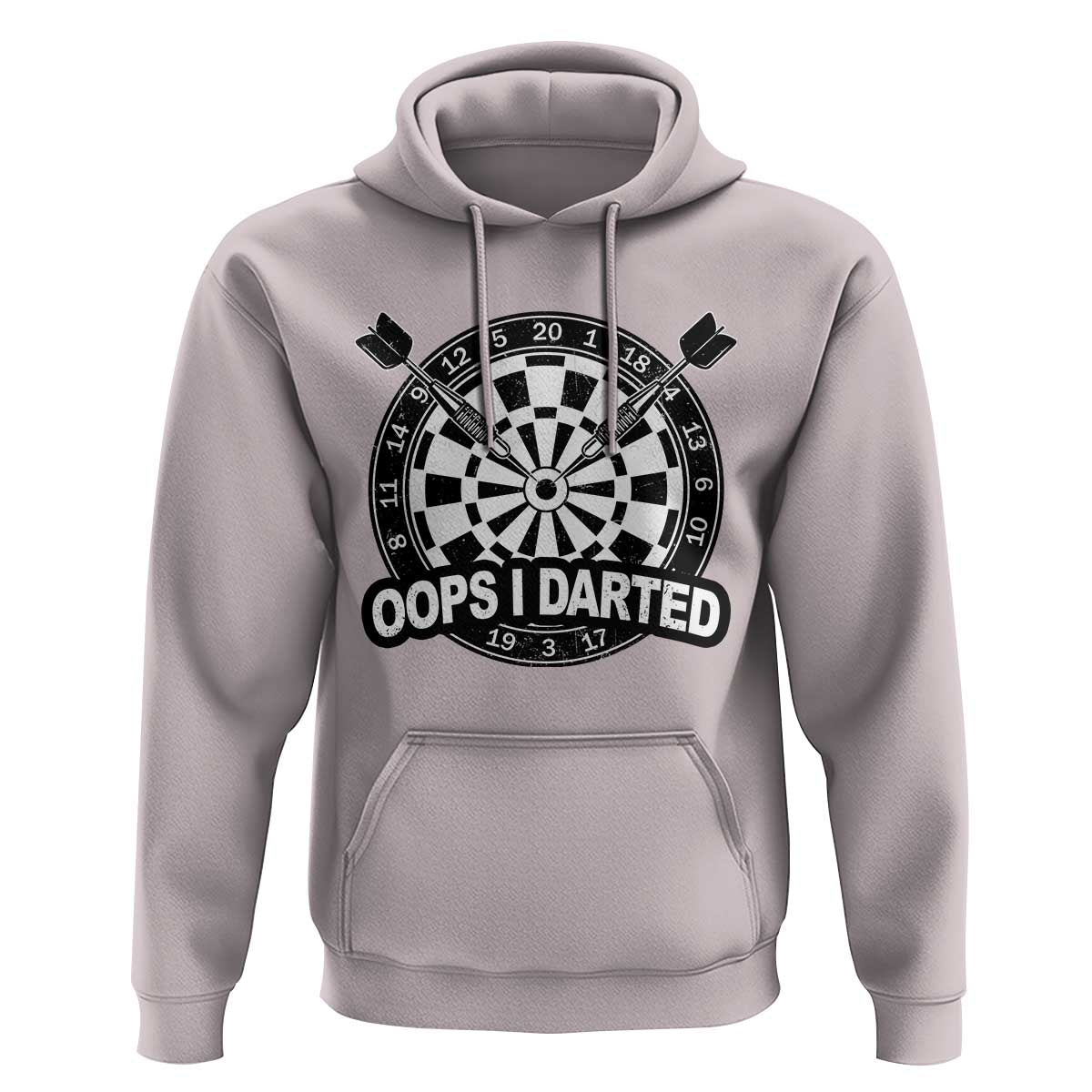 Funny Oops I Darted Hoodie Sarcastic Dartist Darts Lover Gift - Wonder Print Shop