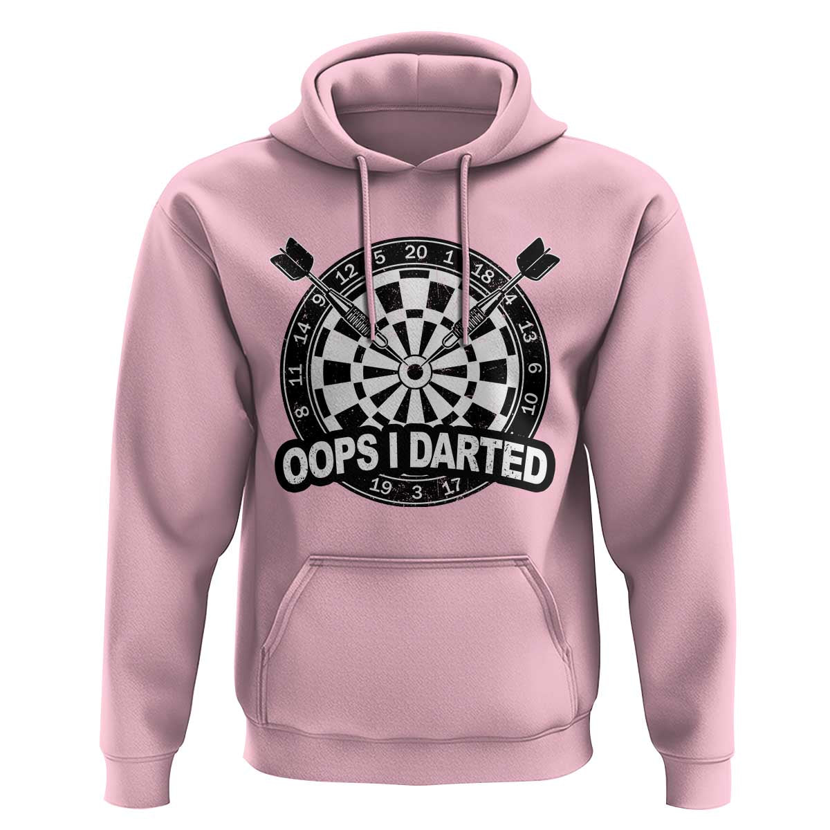 Funny Oops I Darted Hoodie Sarcastic Dartist Darts Lover Gift - Wonder Print Shop