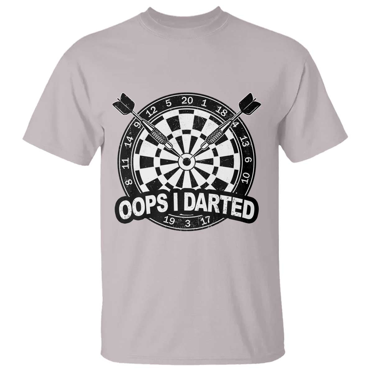 Funny Oops I Darted T Shirt Sarcastic Dartist Darts Lover Gift - Wonder Print Shop