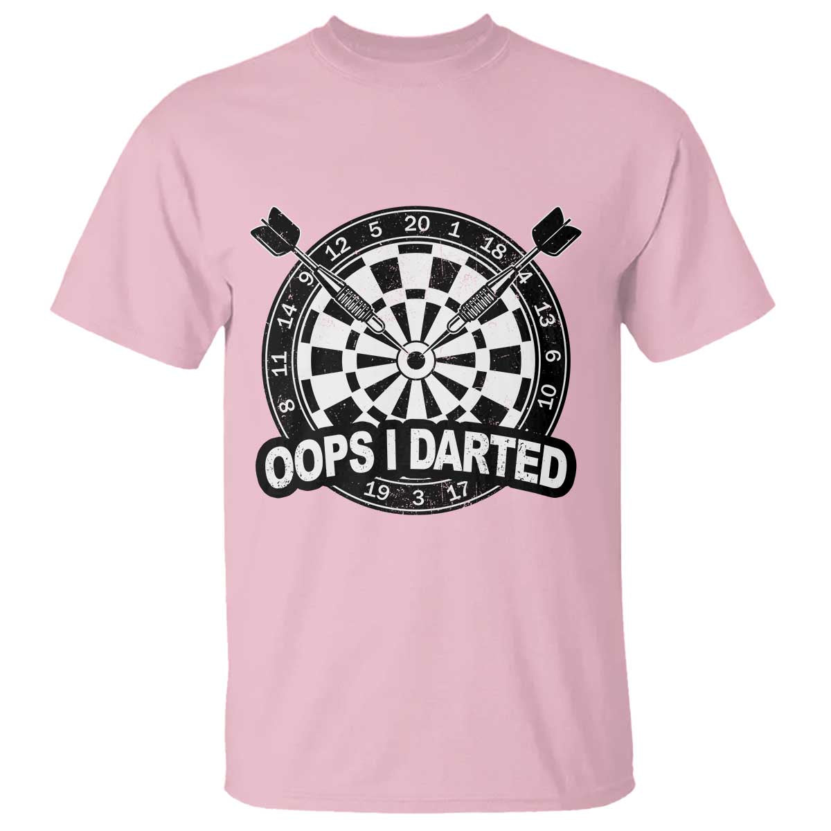Funny Oops I Darted T Shirt Sarcastic Dartist Darts Lover Gift - Wonder Print Shop
