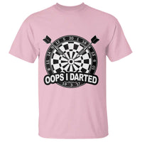 Funny Oops I Darted T Shirt Sarcastic Dartist Darts Lover Gift - Wonder Print Shop