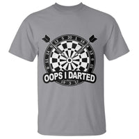 Funny Oops I Darted T Shirt Sarcastic Dartist Darts Lover Gift - Wonder Print Shop