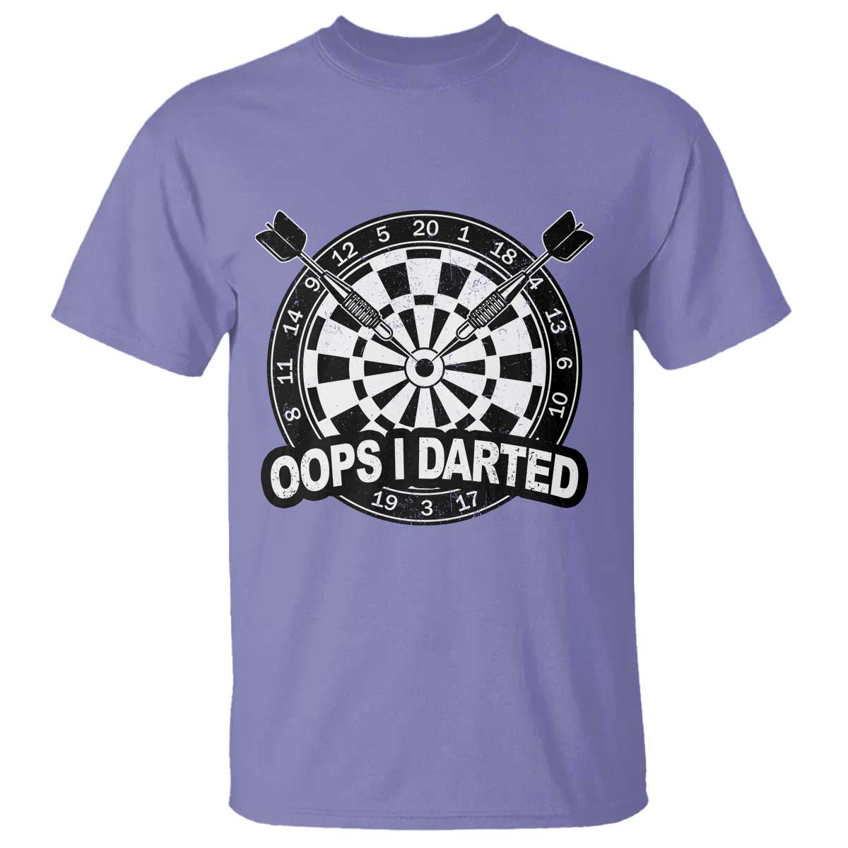 Funny Oops I Darted T Shirt Sarcastic Dartist Darts Lover Gift - Wonder Print Shop