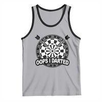 Funny Oops I Darted Tank Top Sarcastic Dartist Darts Lover Gift - Wonder Print Shop