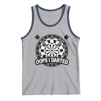 Funny Oops I Darted Tank Top Sarcastic Dartist Darts Lover Gift - Wonder Print Shop