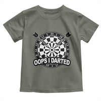 Funny Oops I Darted Toddler T Shirt Sarcastic Dartist Darts Lover Gift - Wonder Print Shop