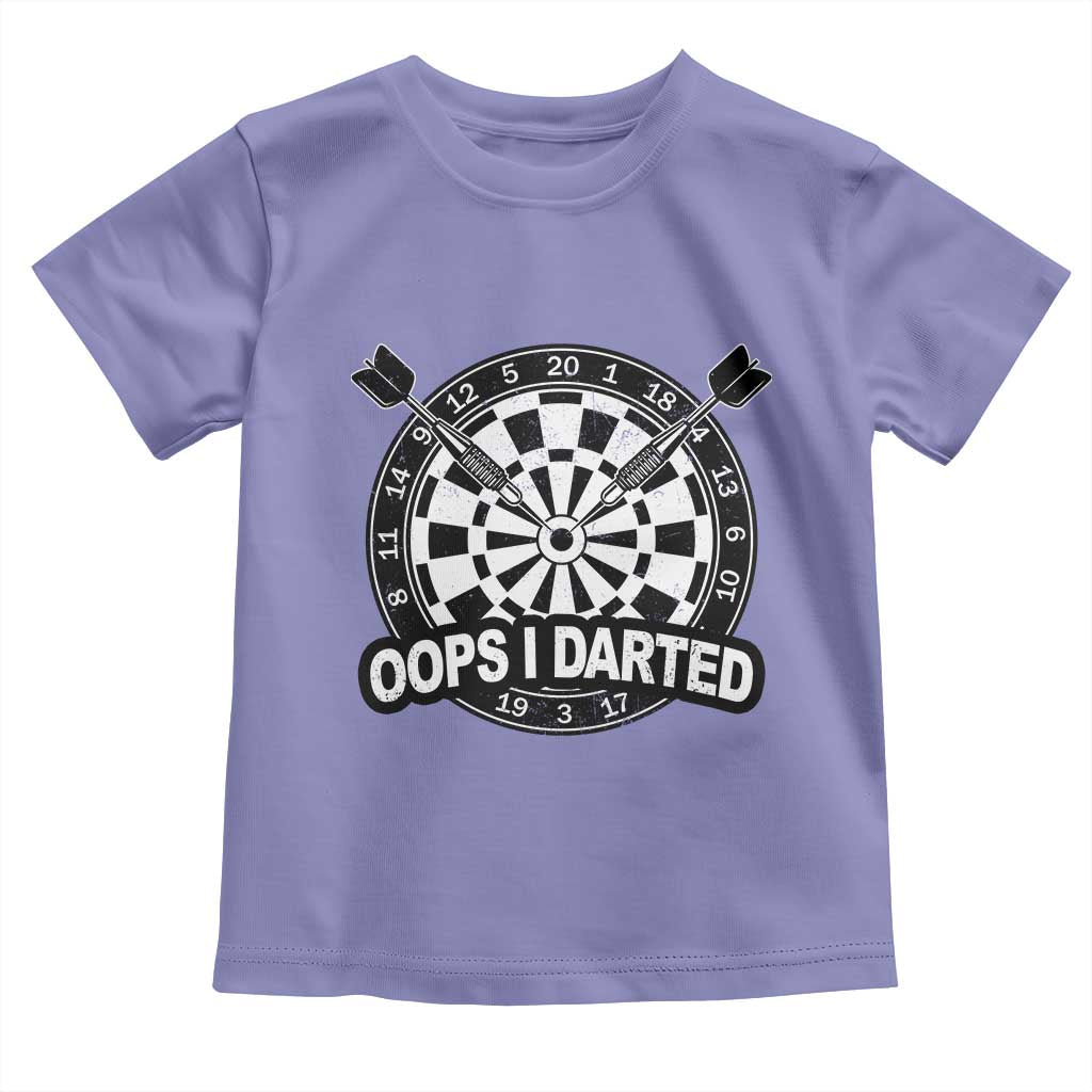 Funny Oops I Darted Toddler T Shirt Sarcastic Dartist Darts Lover Gift - Wonder Print Shop