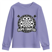 Funny Oops I Darted Youth Sweatshirt Sarcastic Dartist Darts Lover Gift - Wonder Print Shop