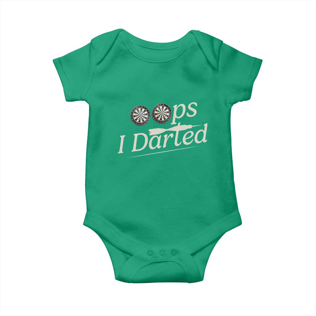 Oops I Darted Baby Onesie Funny Pub Darts Lover - Wonder Print Shop