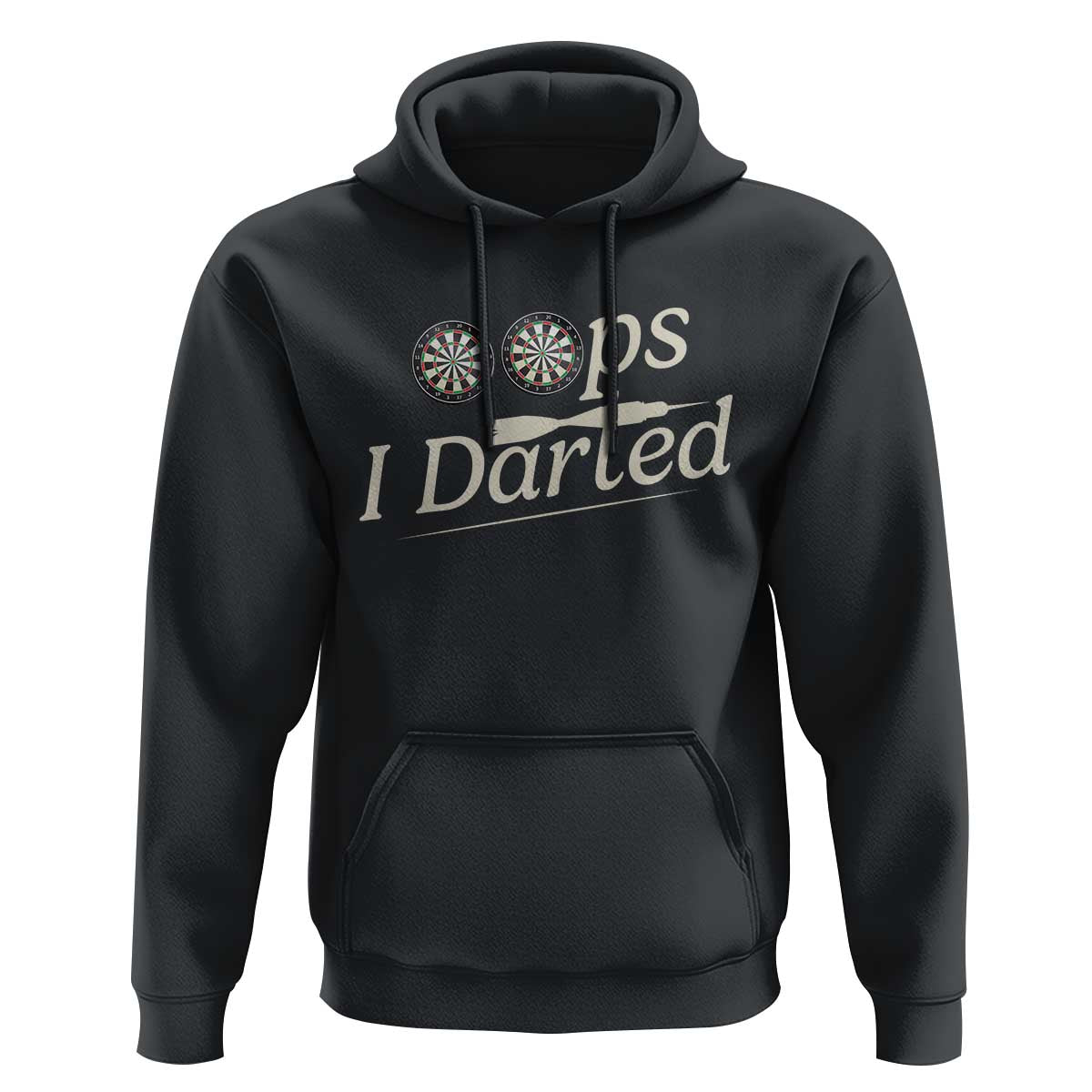 Oops I Darted Hoodie Funny Pub Darts Lover - Wonder Print Shop