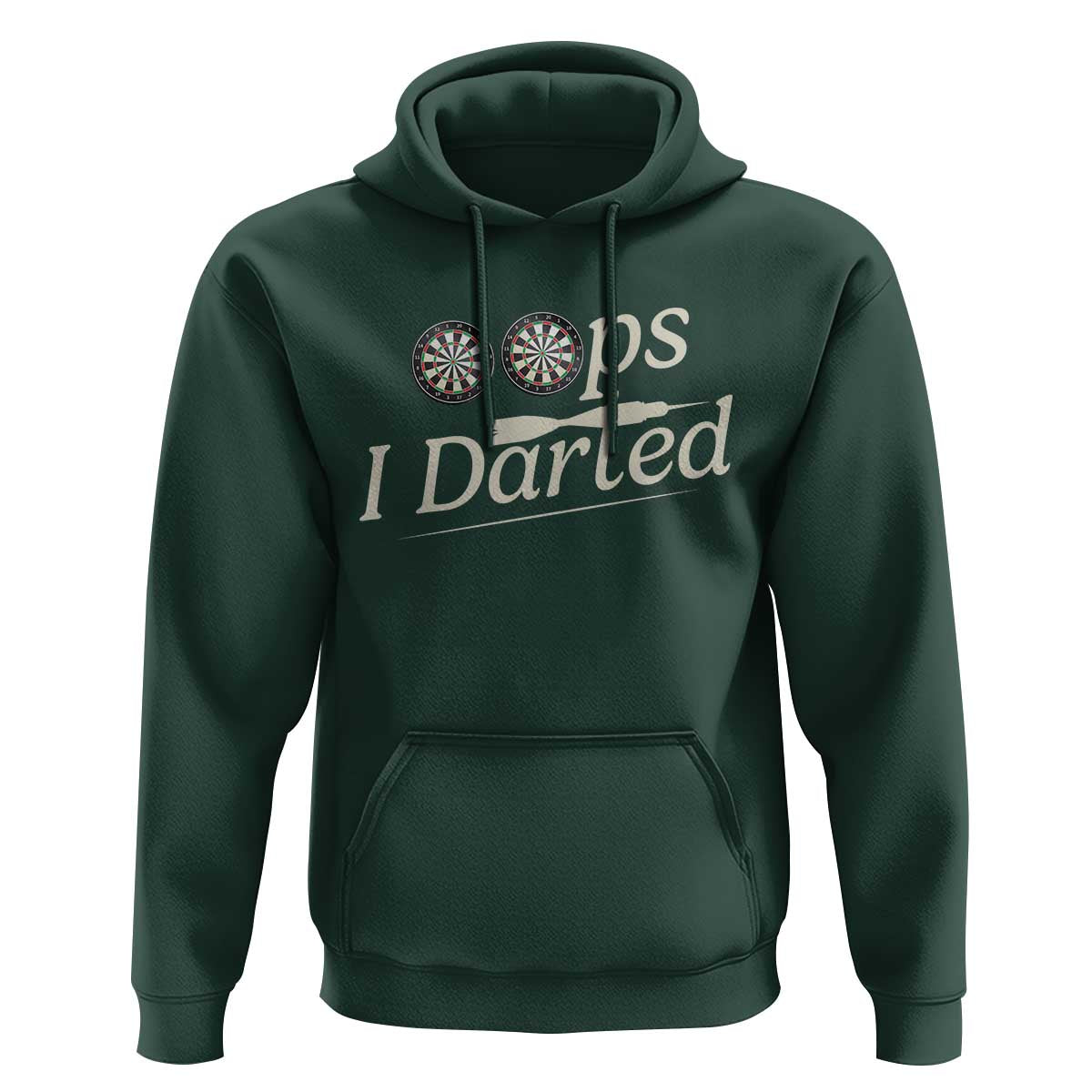 Oops I Darted Hoodie Funny Pub Darts Lover - Wonder Print Shop