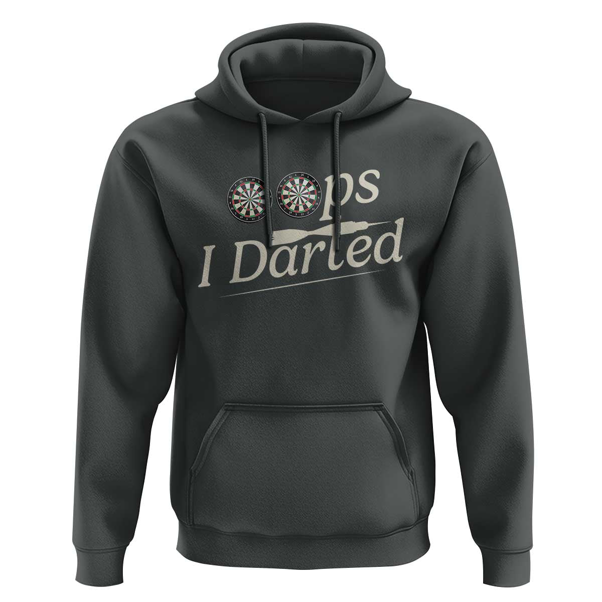 Oops I Darted Hoodie Funny Pub Darts Lover - Wonder Print Shop