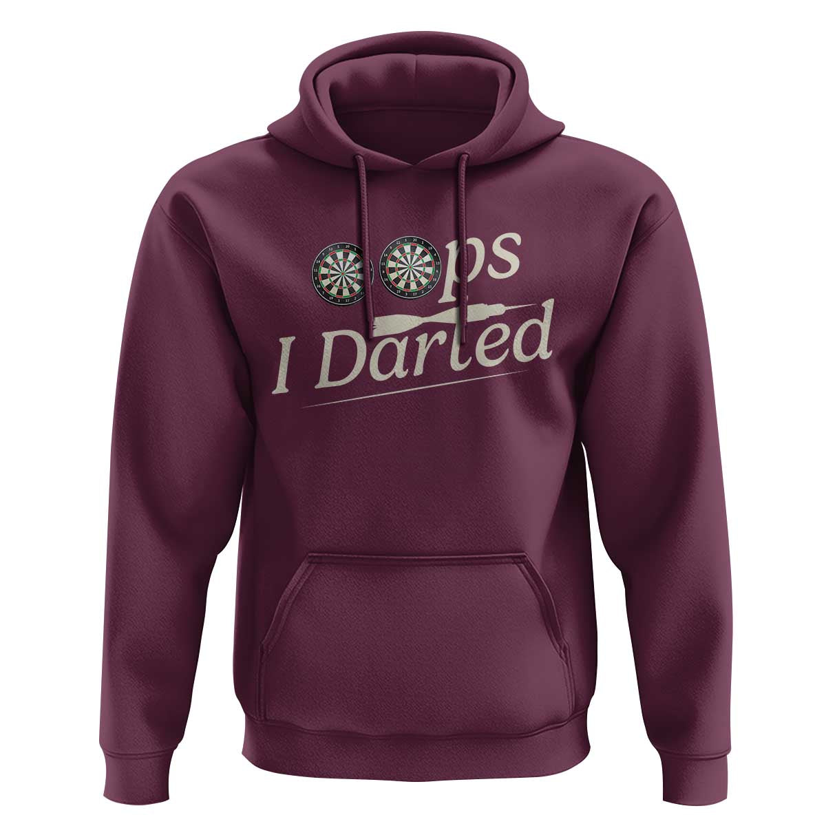 Oops I Darted Hoodie Funny Pub Darts Lover - Wonder Print Shop