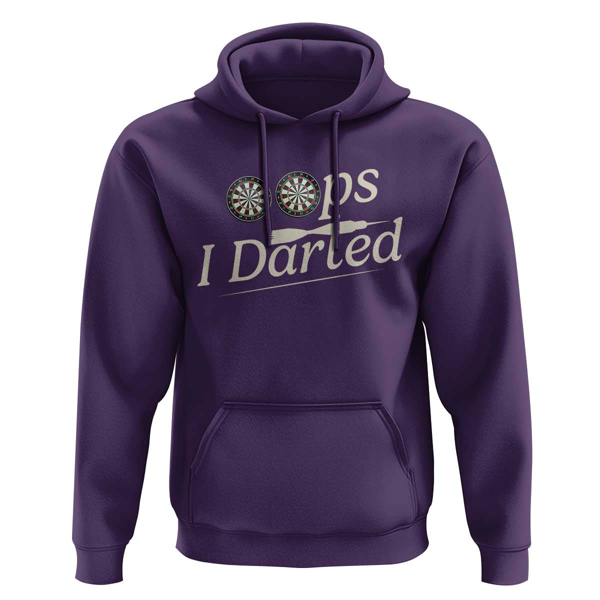 Oops I Darted Hoodie Funny Pub Darts Lover - Wonder Print Shop