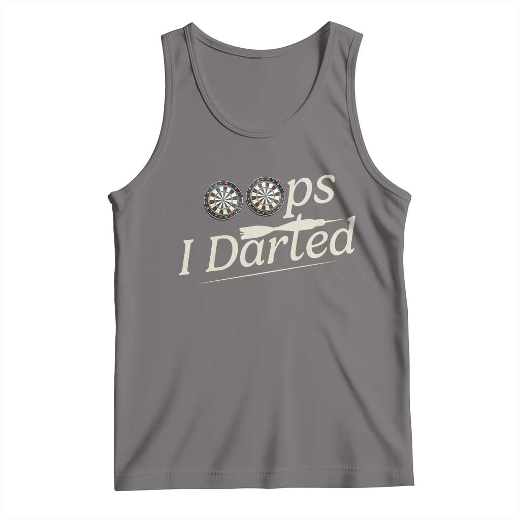 Oops I Darted Tank Top Funny Pub Darts Lover - Wonder Print Shop
