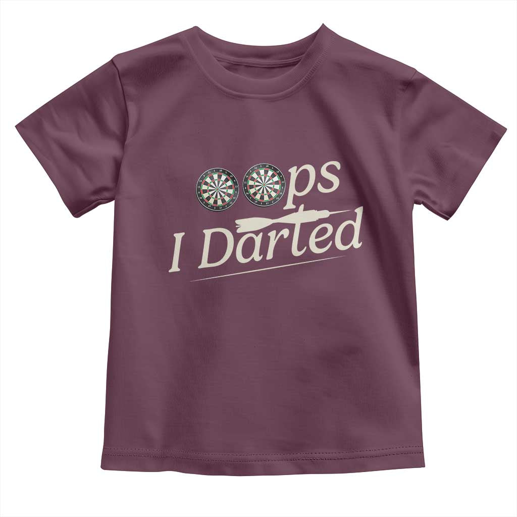 Oops I Darted Toddler T Shirt Funny Pub Darts Lover - Wonder Print Shop