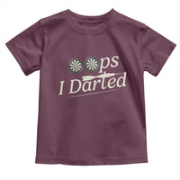 Oops I Darted Toddler T Shirt Funny Pub Darts Lover - Wonder Print Shop