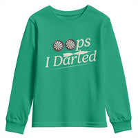 Oops I Darted Youth Sweatshirt Funny Pub Darts Lover - Wonder Print Shop