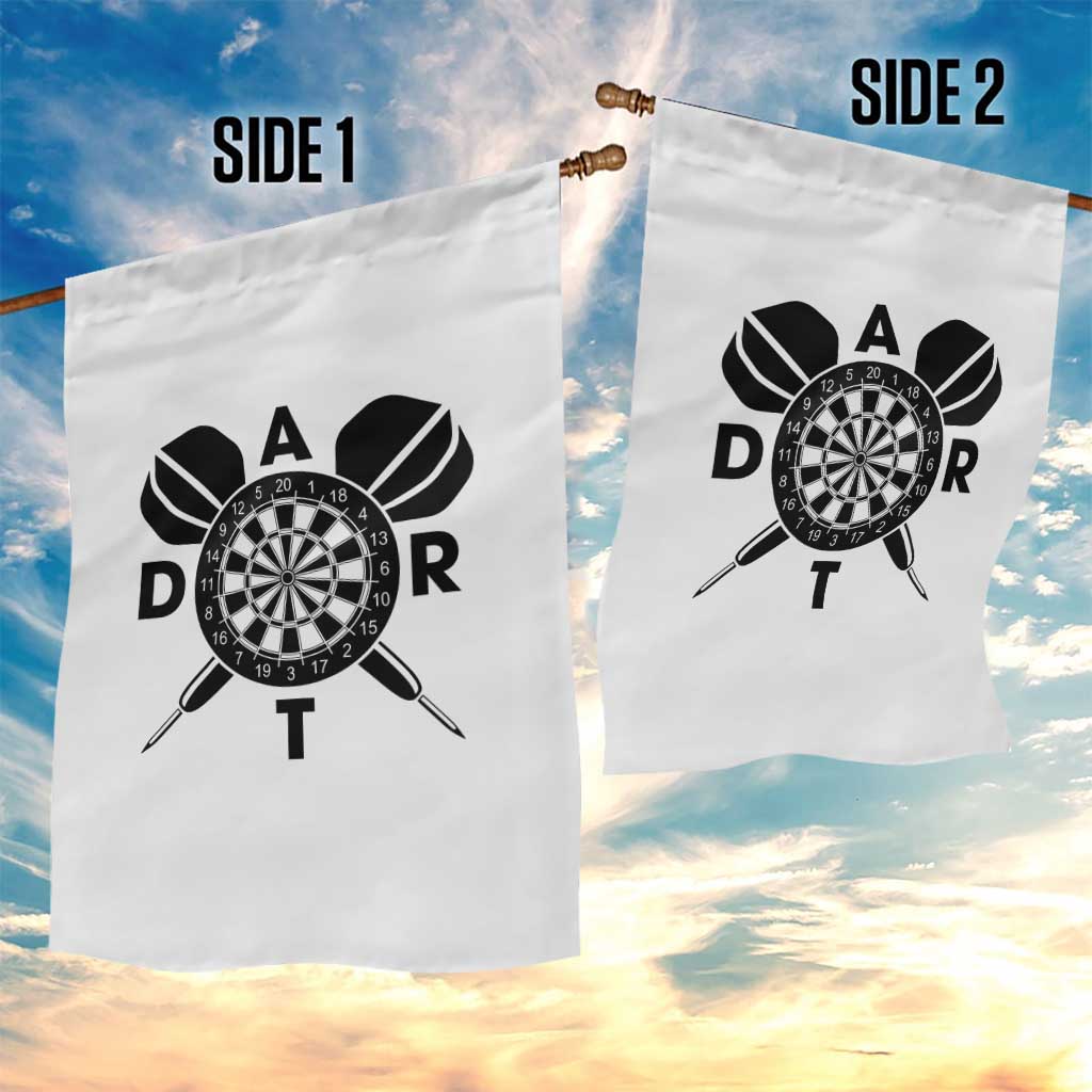 Vintage Dartboard Gift Idea For Dart Lover Garden Flag - Wonder Print Shop