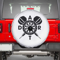 Vintage Dartboard Gift Idea For Dart Lover Spare Tire Cover - Wonder Print Shop