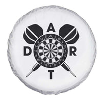 Vintage Dartboard Gift Idea For Dart Lover Spare Tire Cover - Wonder Print Shop