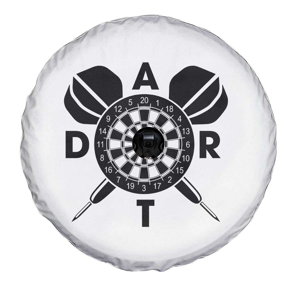 Vintage Dartboard Gift Idea For Dart Lover Spare Tire Cover - Wonder Print Shop