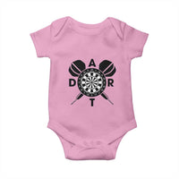 Vintage Dartboard Gift Idea For Dart Lover Baby Onesie - Wonder Print Shop