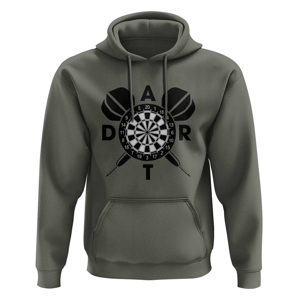 Vintage Dartboard Gift Idea For Dart Lover Hoodie - Wonder Print Shop