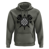 Vintage Dartboard Gift Idea For Dart Lover Hoodie - Wonder Print Shop