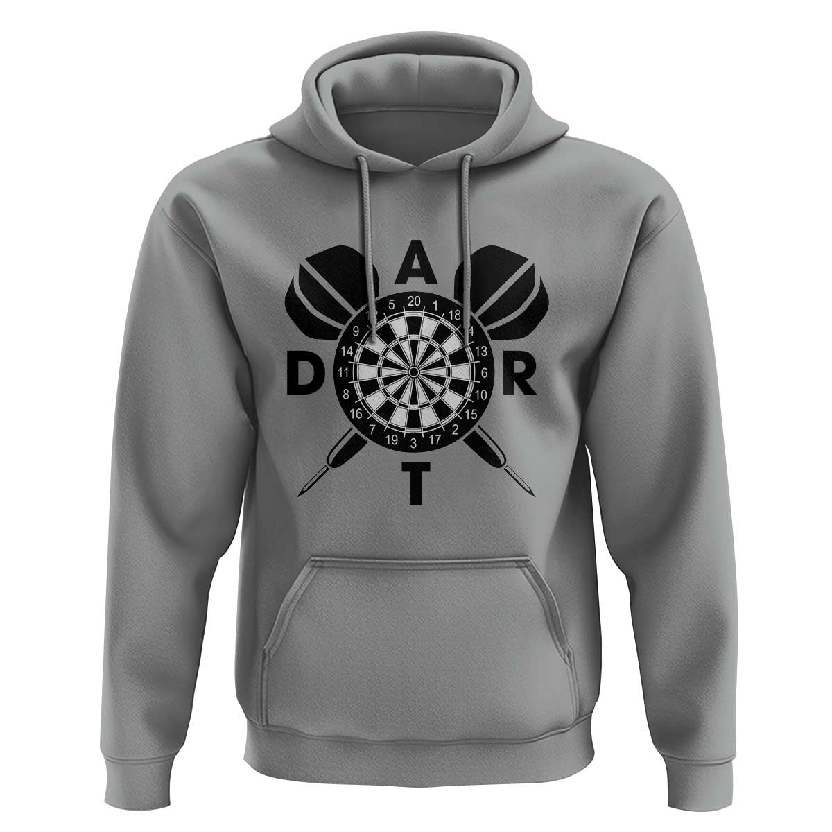 Vintage Dartboard Gift Idea For Dart Lover Hoodie - Wonder Print Shop