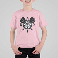 Vintage Dartboard Gift Idea For Dart Lover T Shirt For Kid - Wonder Print Shop