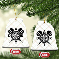 Vintage Dartboard Gift Idea For Dart Lover Ceramic Ornament - Wonder Print Shop