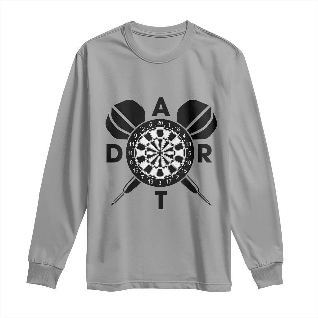 Vintage Dartboard Gift Idea For Dart Lover Long Sleeve Shirt - Wonder Print Shop
