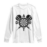 Vintage Dartboard Gift Idea For Dart Lover Long Sleeve Shirt - Wonder Print Shop