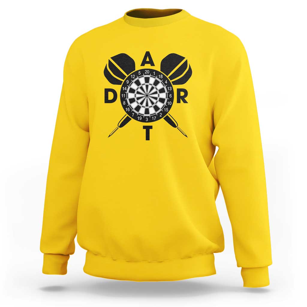 Vintage Dartboard Gift Idea For Dart Lover Sweatshirt - Wonder Print Shop