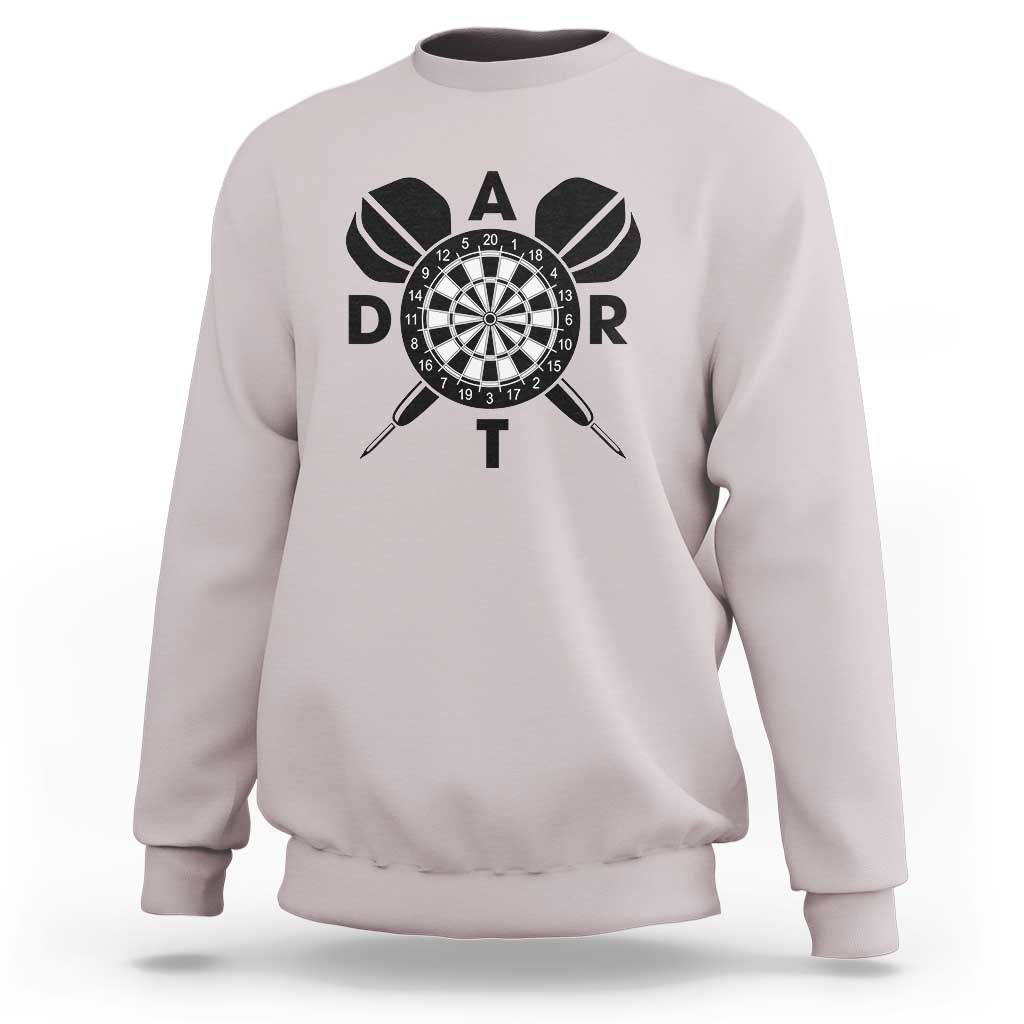 Vintage Dartboard Gift Idea For Dart Lover Sweatshirt - Wonder Print Shop