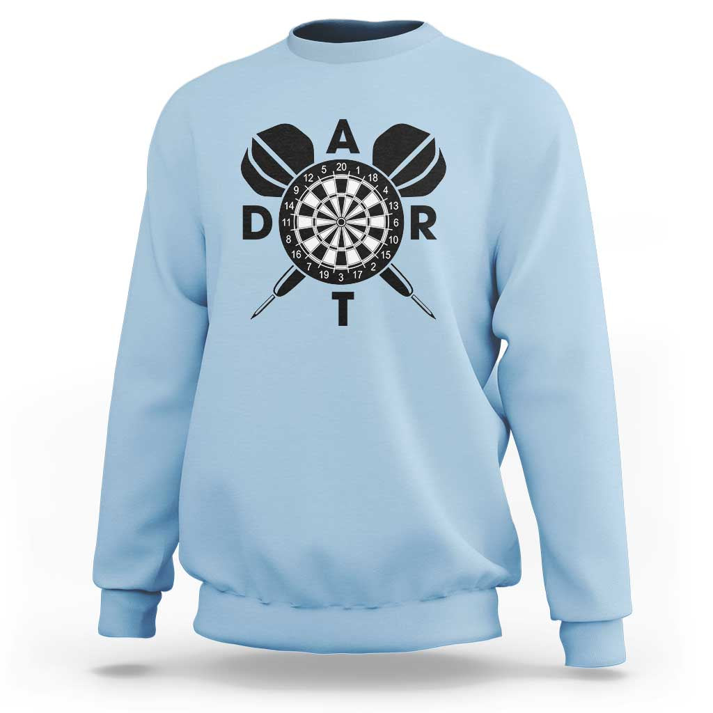 Vintage Dartboard Gift Idea For Dart Lover Sweatshirt - Wonder Print Shop