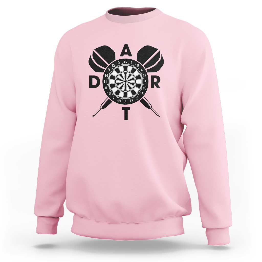 Vintage Dartboard Gift Idea For Dart Lover Sweatshirt - Wonder Print Shop