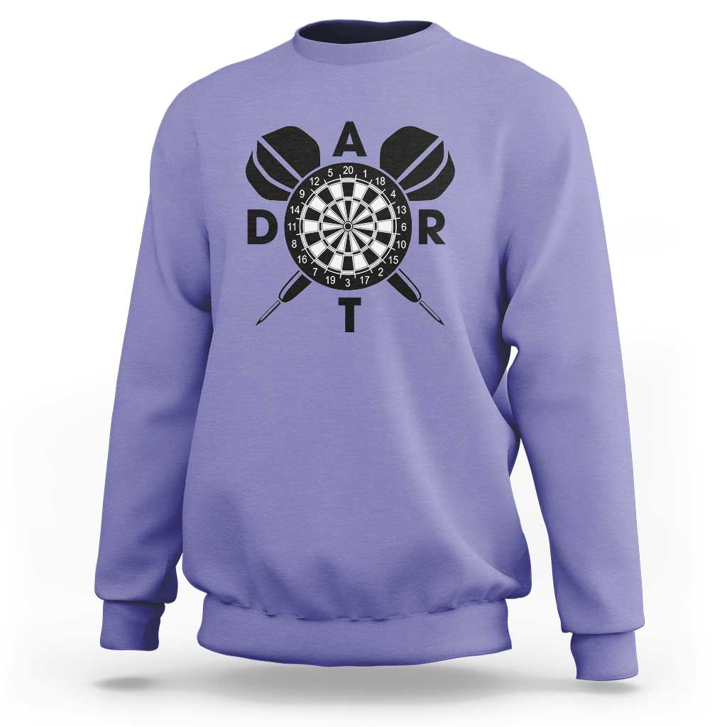 Vintage Dartboard Gift Idea For Dart Lover Sweatshirt - Wonder Print Shop