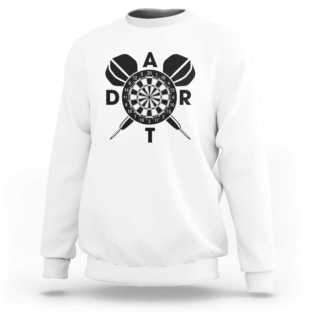 Vintage Dartboard Gift Idea For Dart Lover Sweatshirt - Wonder Print Shop
