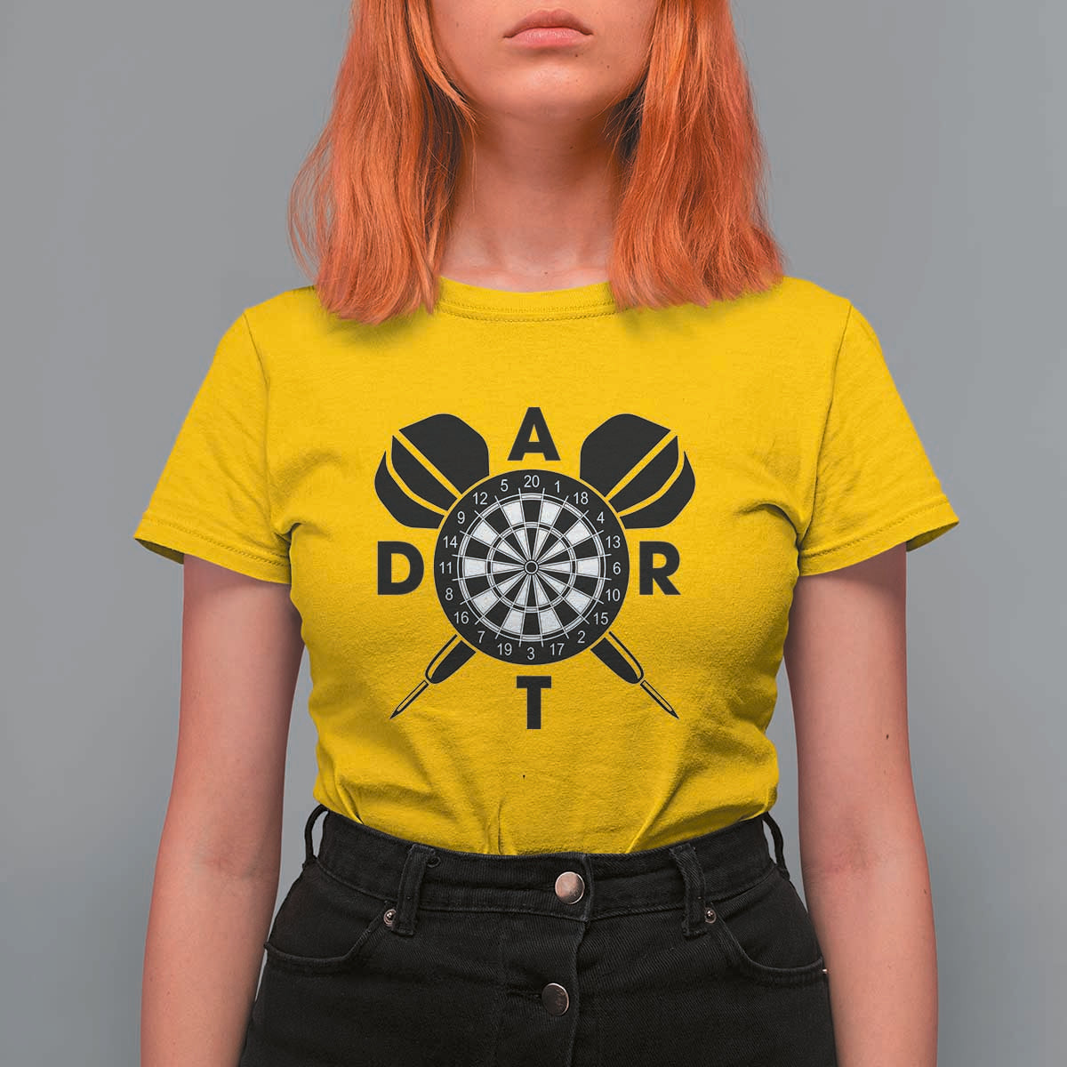 Vintage Dartboard Gift Idea For Dart Lover T Shirt For Women - Wonder Print Shop