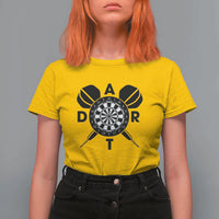 Vintage Dartboard Gift Idea For Dart Lover T Shirt For Women - Wonder Print Shop