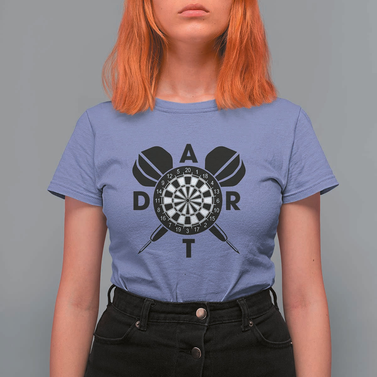 Vintage Dartboard Gift Idea For Dart Lover T Shirt For Women - Wonder Print Shop