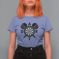 Vintage Dartboard Gift Idea For Dart Lover T Shirt For Women - Wonder Print Shop