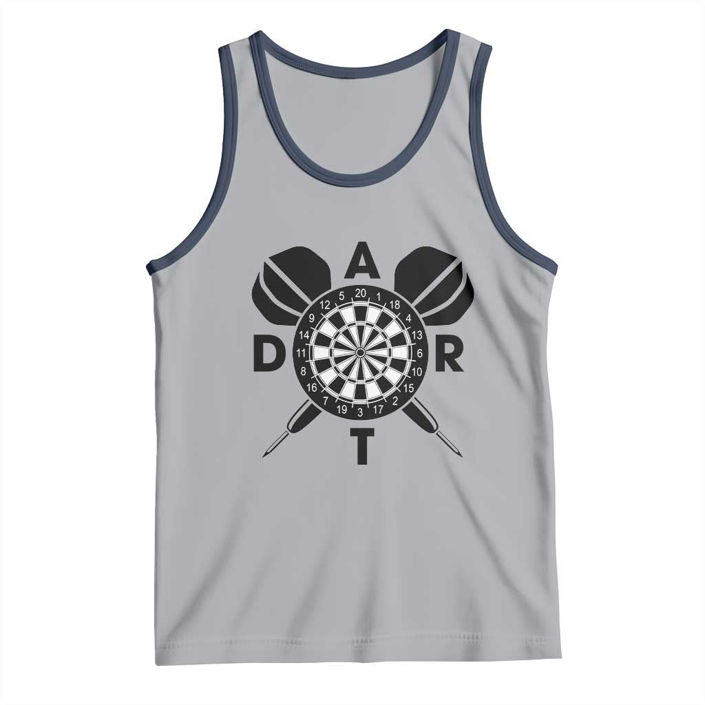 Vintage Dartboard Gift Idea For Dart Lover Tank Top - Wonder Print Shop
