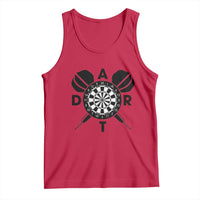 Vintage Dartboard Gift Idea For Dart Lover Tank Top - Wonder Print Shop