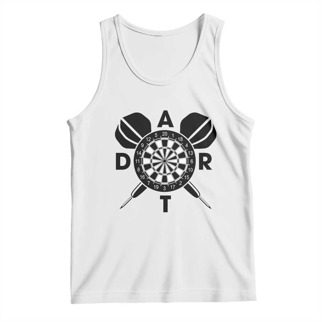 Vintage Dartboard Gift Idea For Dart Lover Tank Top - Wonder Print Shop